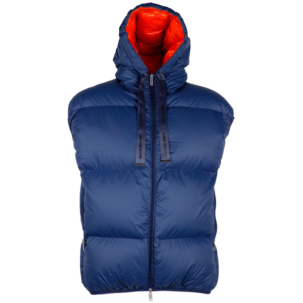 Centogrammi Sleek Blue Nylon Down Vest