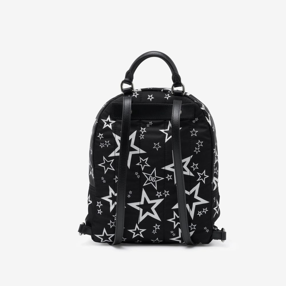 Black Nylon Backpack