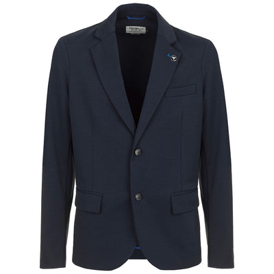 Blue Cotton Blazer