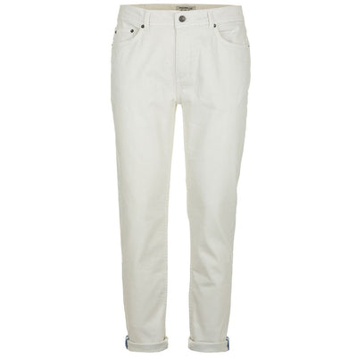 White Cotton Jeans & Pant