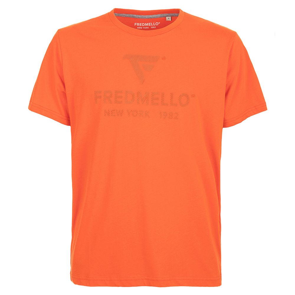 Orange Cotton T-Shirt