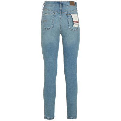 Light Blue Cotton Jeans & Pant