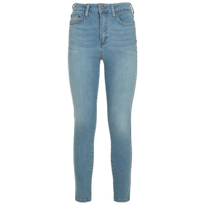 Light Blue Cotton Jeans & Pant