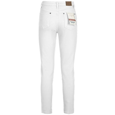 White Cotton Jeans & Pant