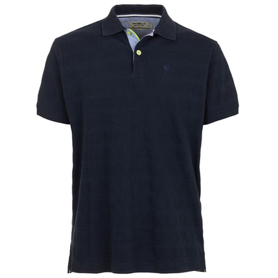 Blue Cotton Polo Shirt