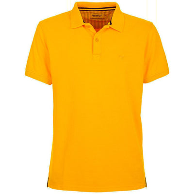 Orange Cotton Polo Shirt