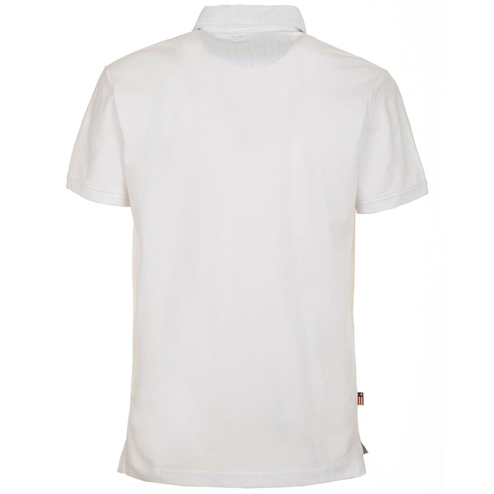 White Cotton Polo Shirt