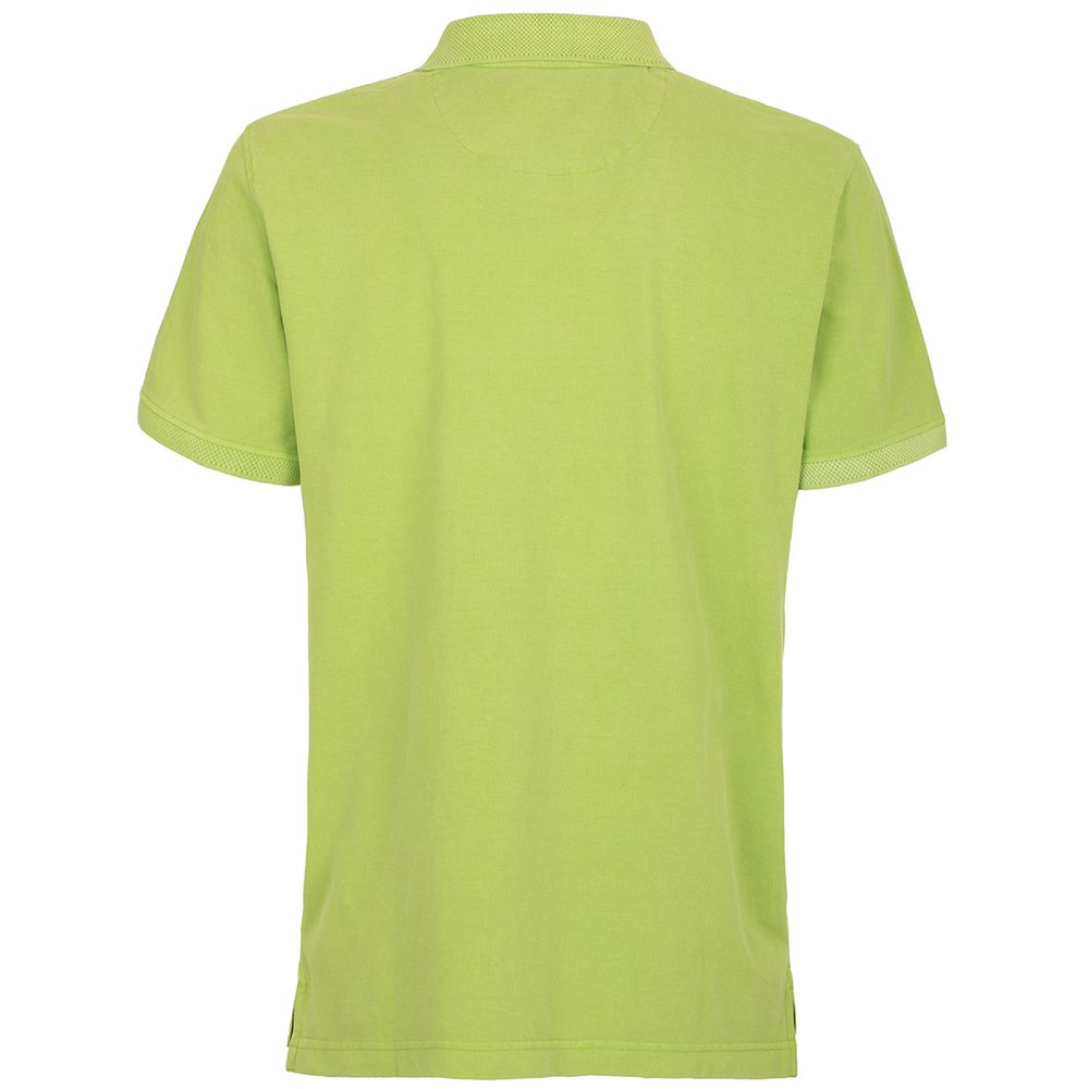 Green Cotton Polo Shirt