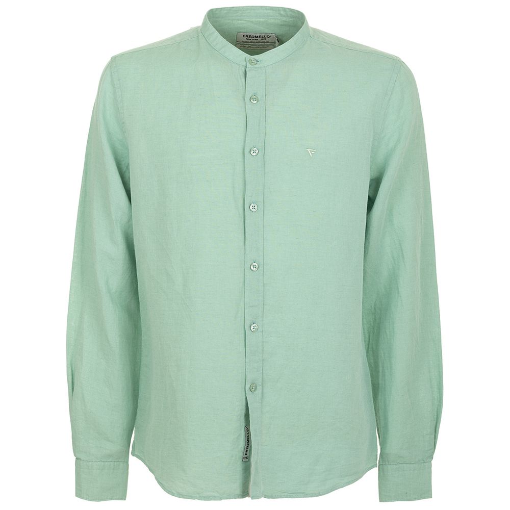 Green Linen Shirt