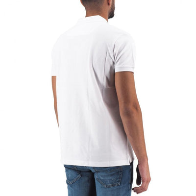 White Cotton Polo Shirt