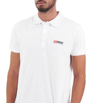 White Cotton Polo Shirt