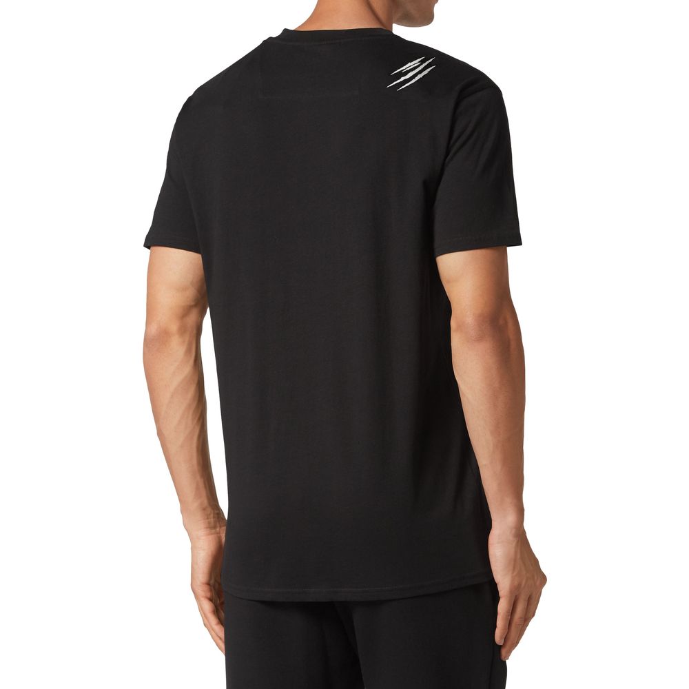 Black Cotton T-Shirt