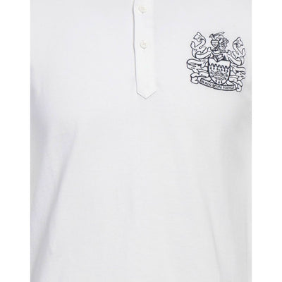 White Cotton Polo Shirt