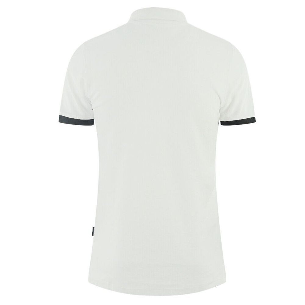 White Cotton Polo Shirt