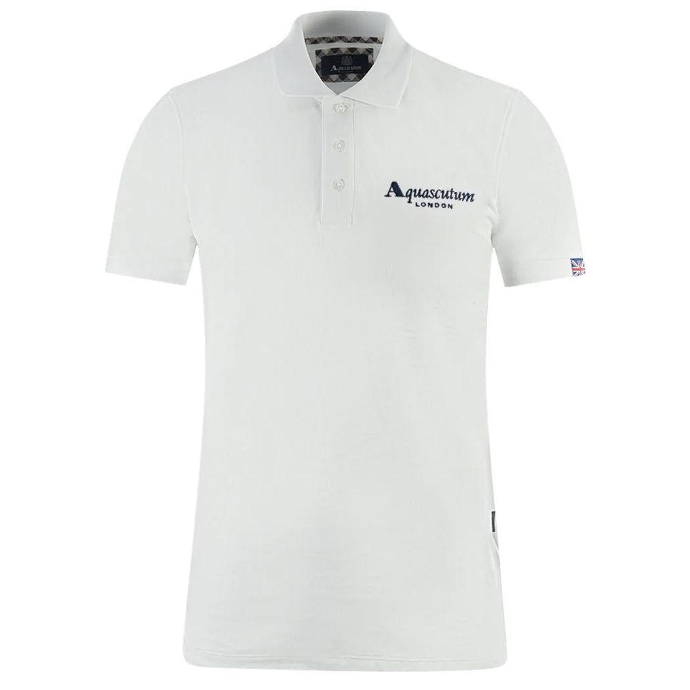 White Cotton Polo Shirt