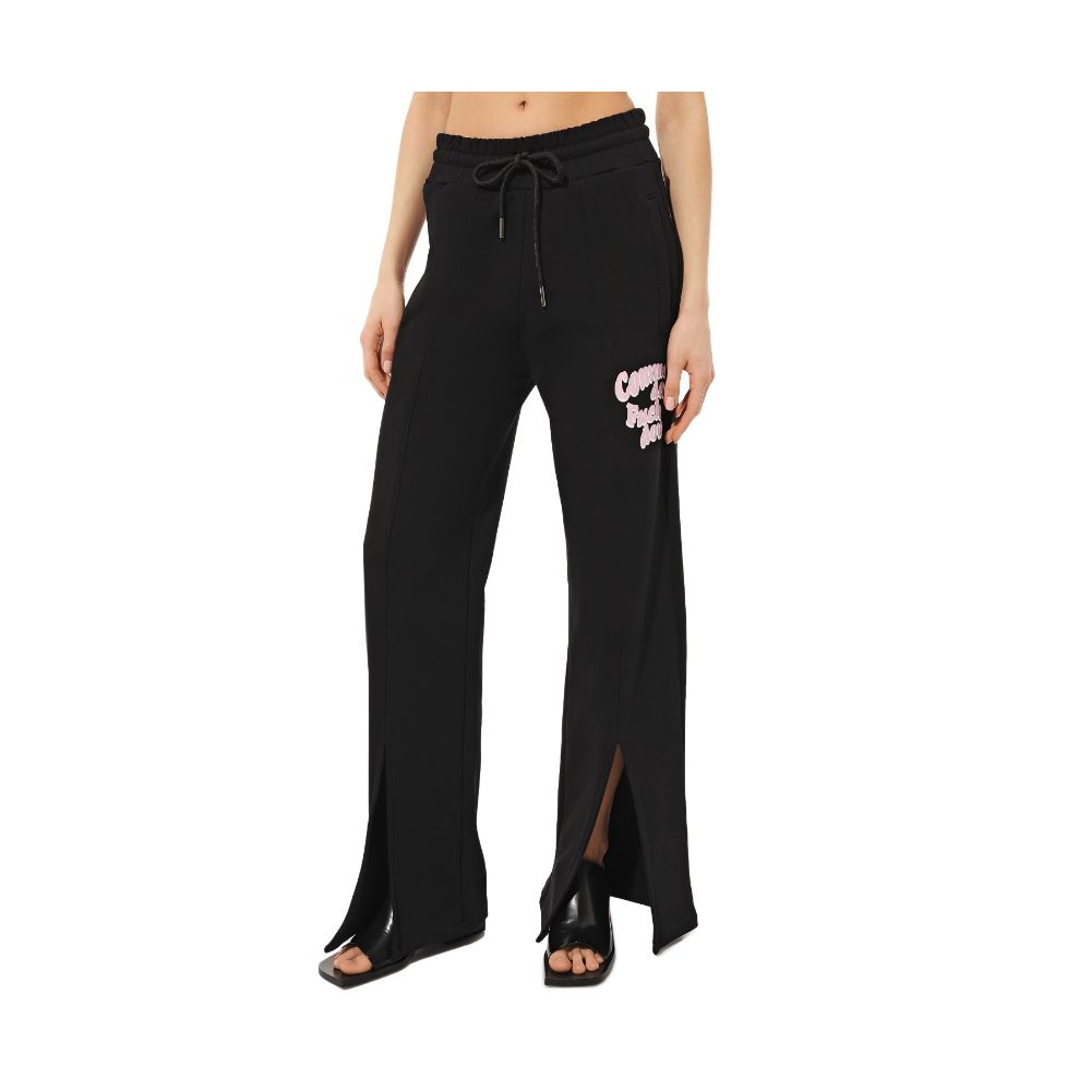 Black Cotton Jeans & Pant