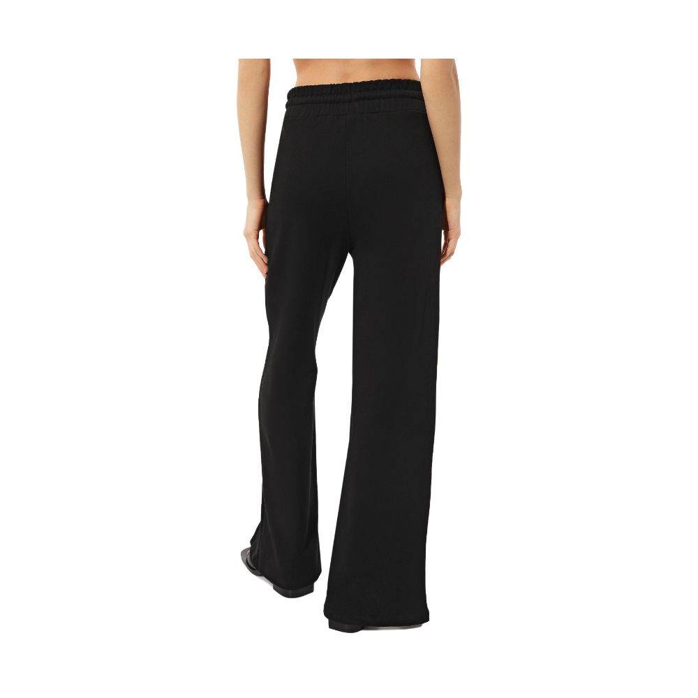 Black Cotton Jeans & Pant