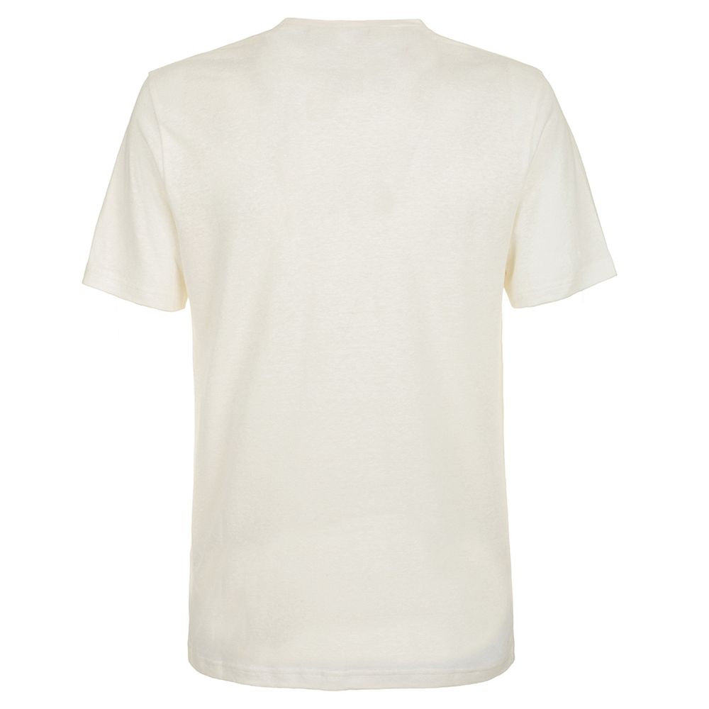 White Linen T-Shirt