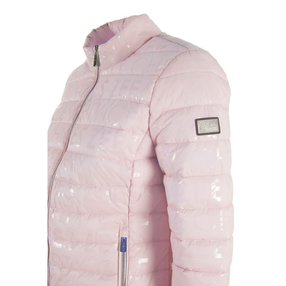 Pink Nylon Jackets & Coat