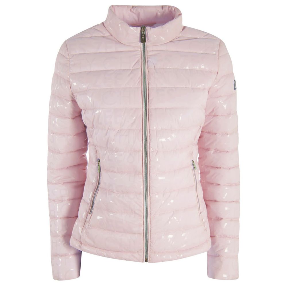 Pink Nylon Jackets & Coat