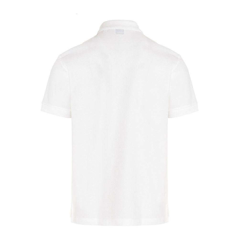 White Cotton Polo Shirt