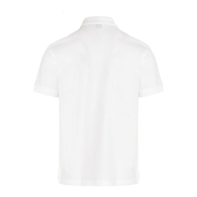 White Cotton Polo Shirt