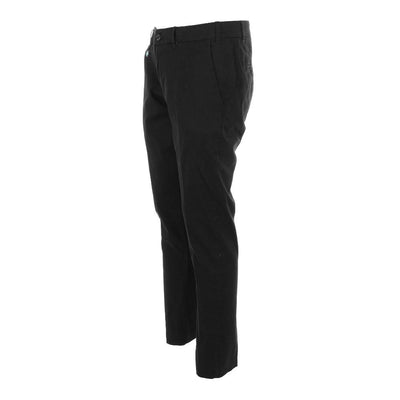 Black Cotton Jeans & Pant