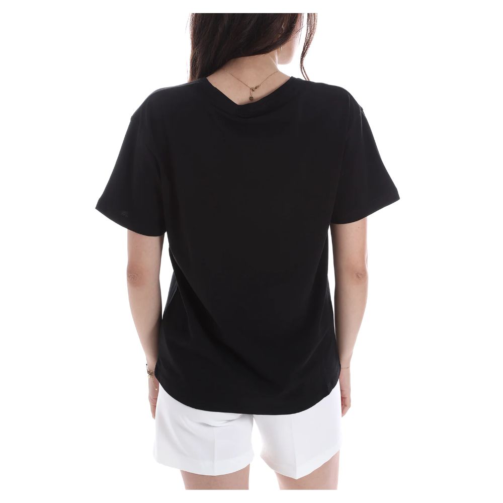 Black Cotton Tops & T-Shirt