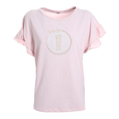 Pink Cotton Tops & T-Shirt