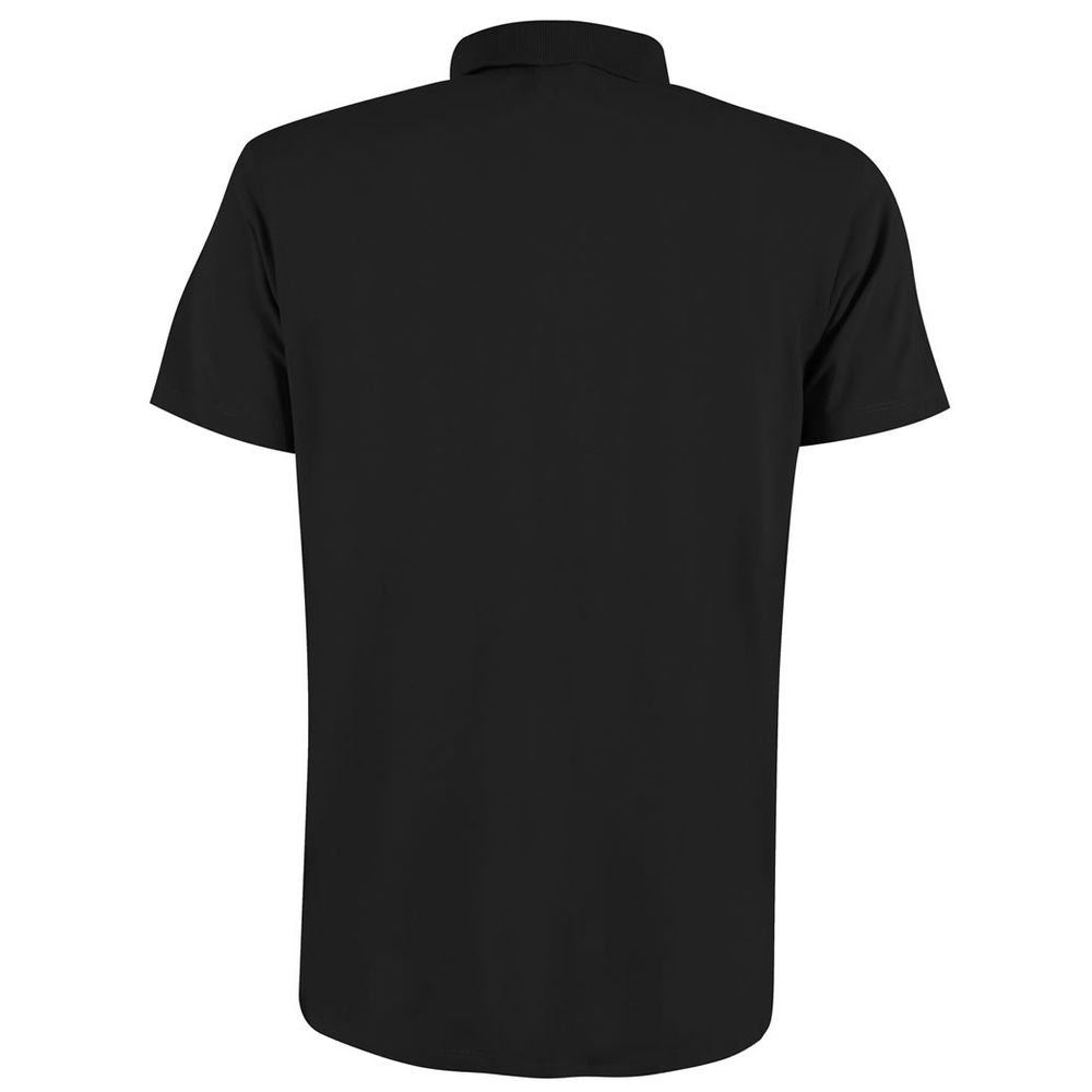 Black Cotton Polo Shirt