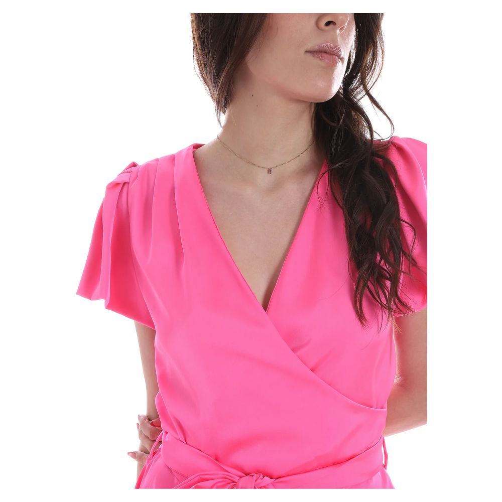 Fuchsia Polyester Dress