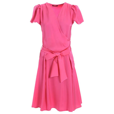 Fuchsia Polyester Dress