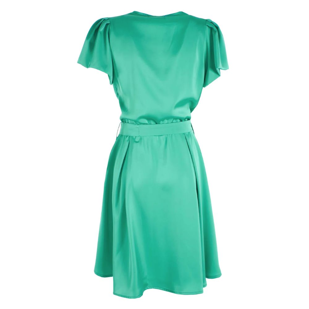 Green Polyester Dress