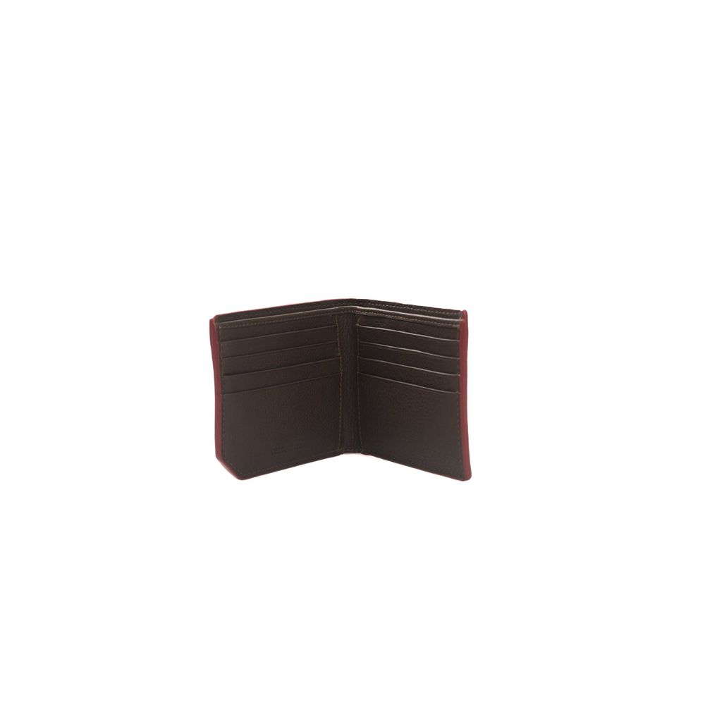 Brown CALF Leather Wallet