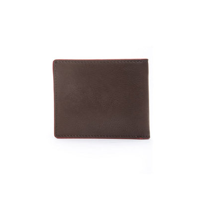 Brown CALF Leather Wallet