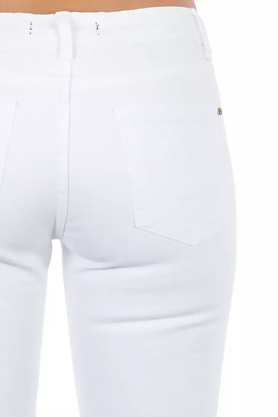 White Cotton Jeans & Pant