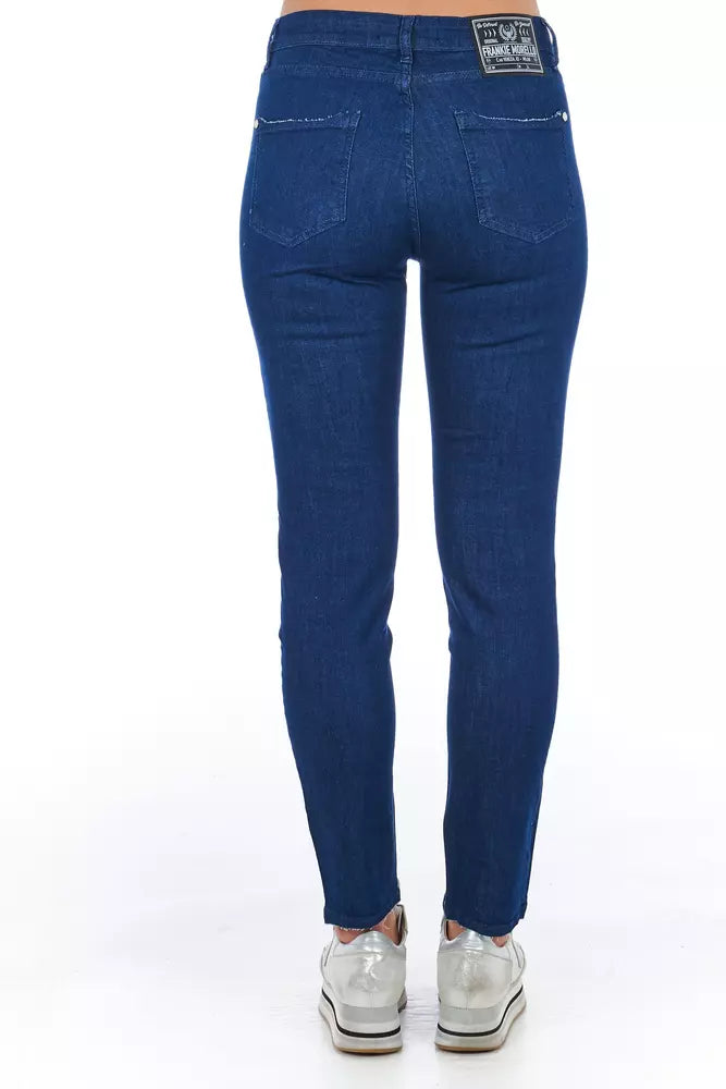 Blue Cotton Jeans & Pant