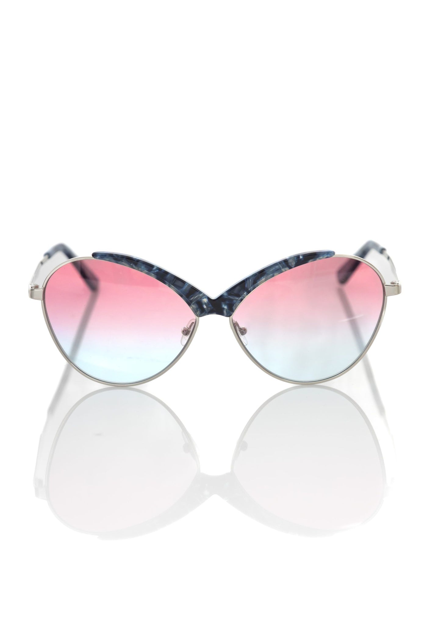 Blue Metallic Fibre Sunglasses