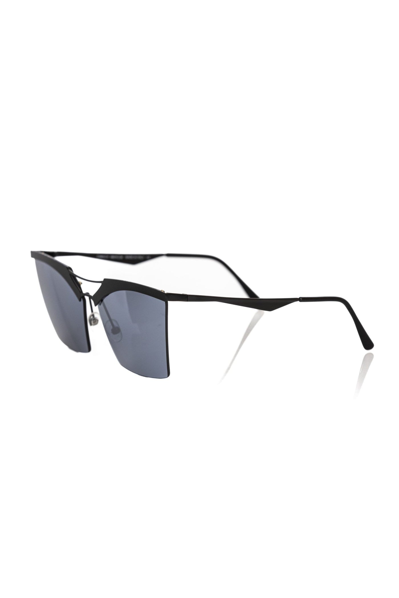 Black Metallic Fibre Sunglasses