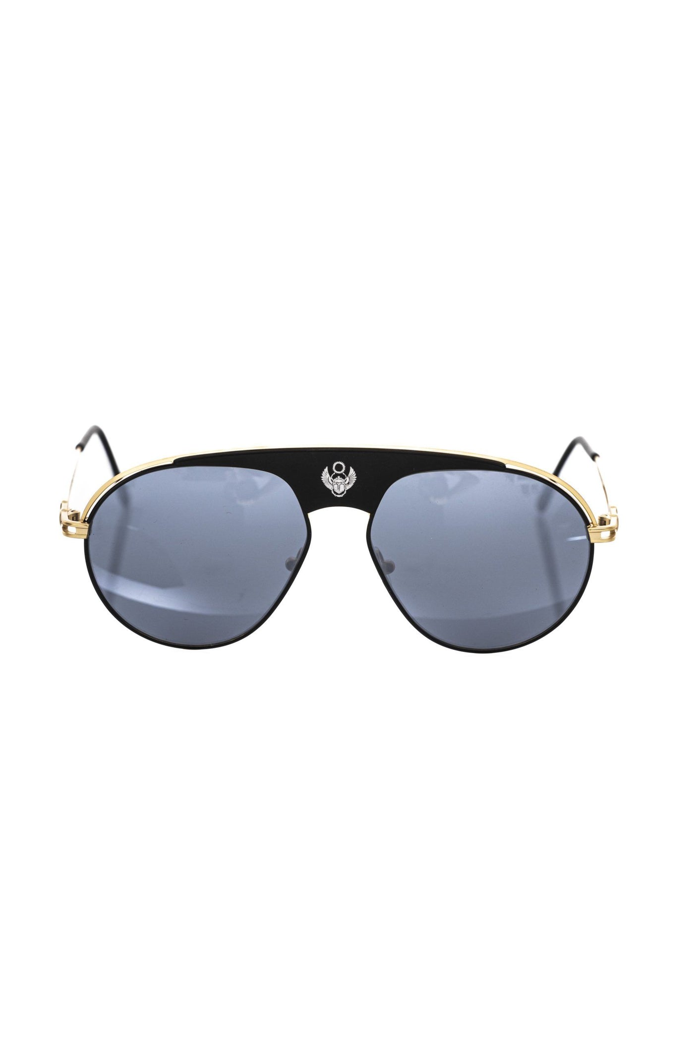 Black Metallic Fibre Sunglasses