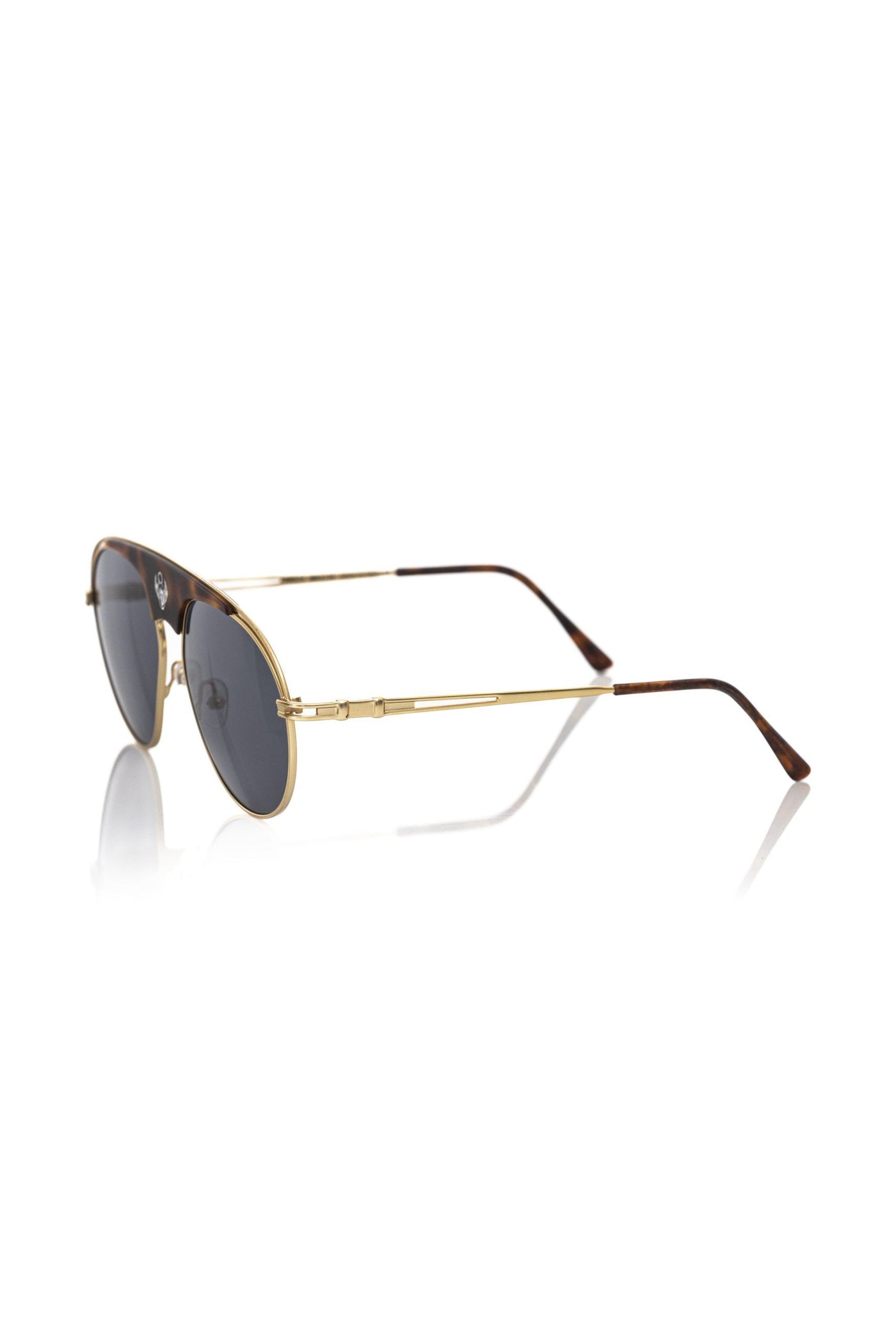 Brown Metallic Fibre Sunglasses