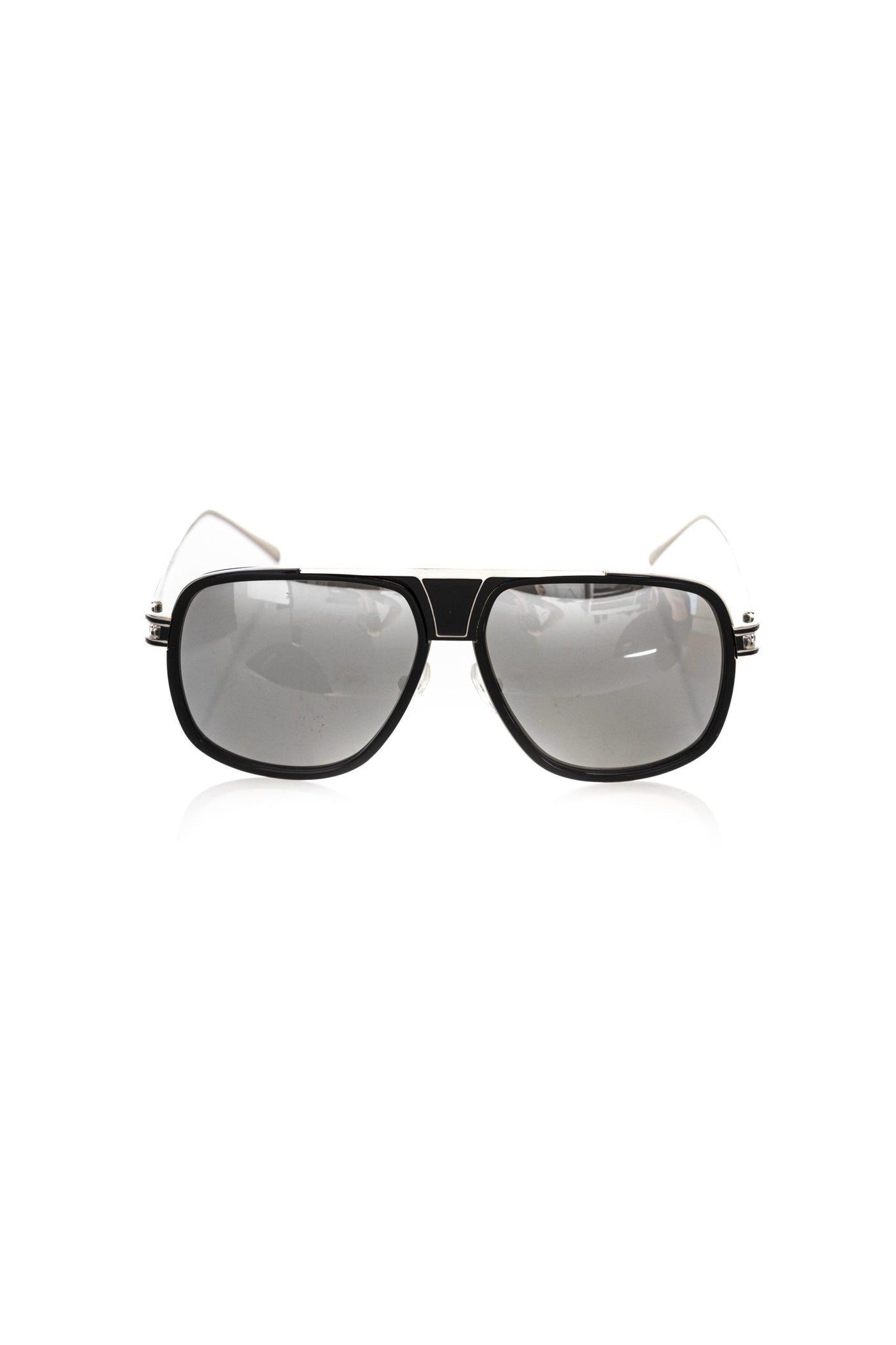 Black Metallic Fibre Sunglasses