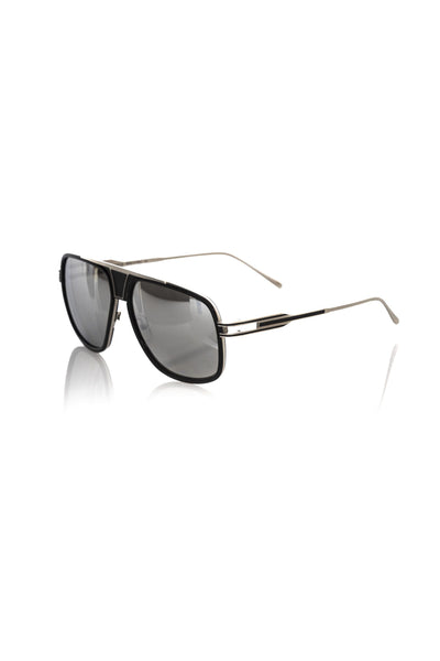 Black Metallic Fibre Sunglasses