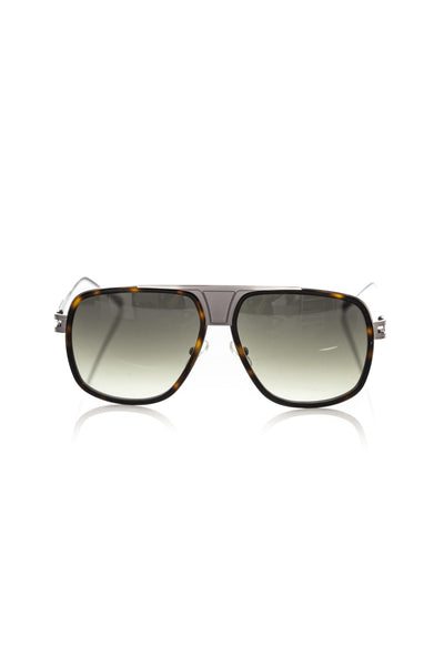 Brown Metallic Fibre Sunglasses