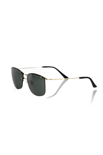 Black Metallic Fibre Sunglasses