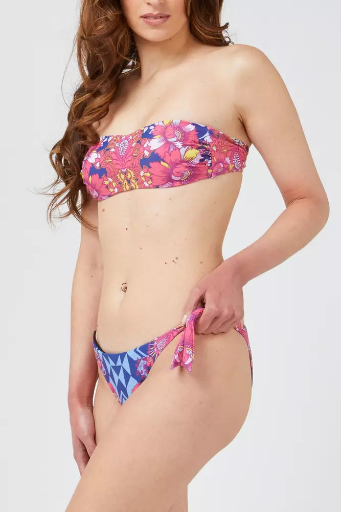 Fuchsia Polyester Swimwear