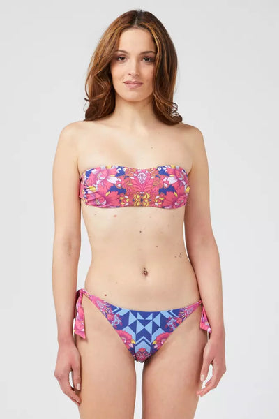 Fuchsia Polyester Swimwear