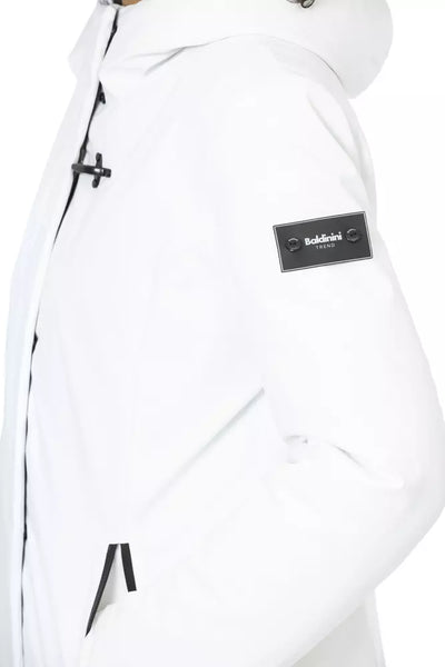 White Polyester Jackets & Coat