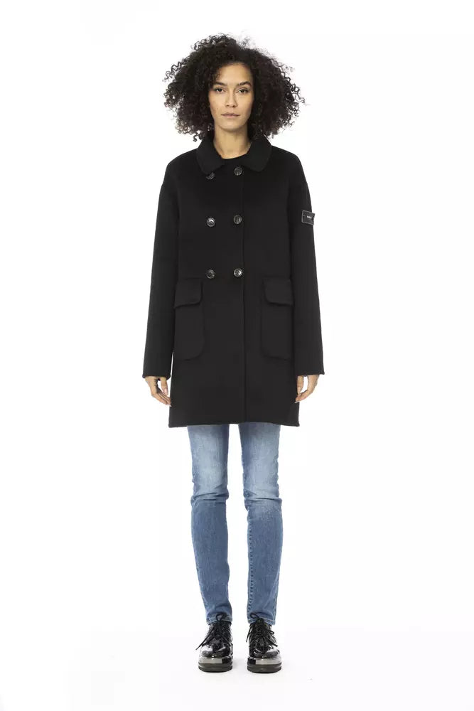 Black Wool Jackets & Coat