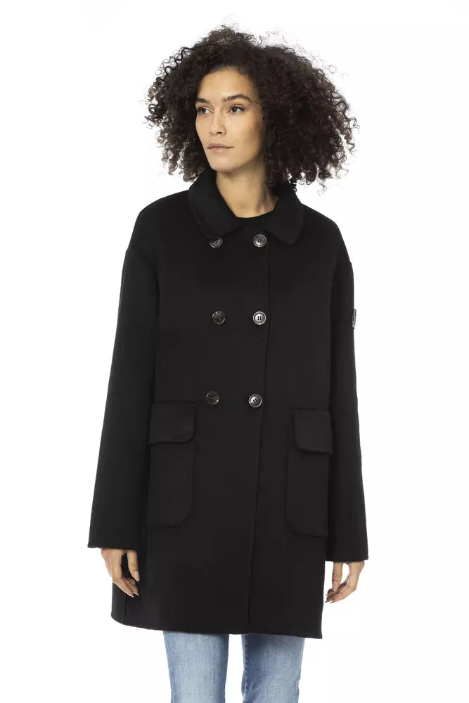 Black Wool Jackets & Coat